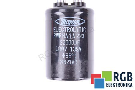 CONDENSATEUR PWRMA1A223 MARCON 22000UF, 10WV
