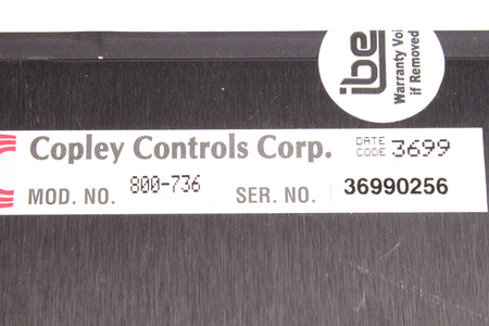 800-736 COPLEY CONTROLS CORP