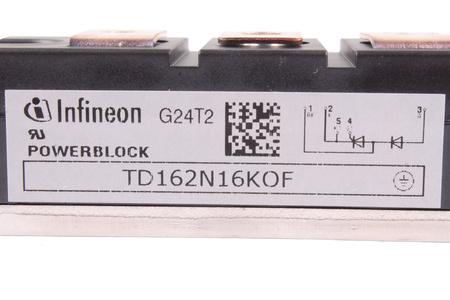TD162N16KOF INFINEON 162A, 1200V MODULE THYRISTOR