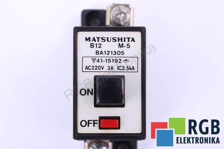 BA121305 MATSUSHITA B12 M-5 SECTIONNEUR