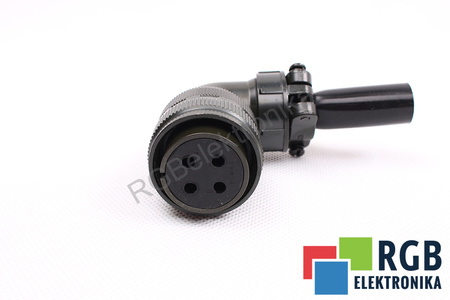 FICHE FEMELLE COUDÉE XMS4108A22-22S POUR SERVOVARIATEURS YASKAWA 4 PIN REMPLACEMENT