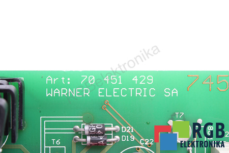 70451429 WARNER ELECTRIC POUR PIÈCES