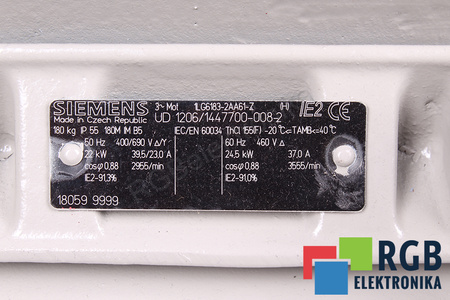 1LG6183-2AA61-Z SIEMENS SIMOTICS GP / SD / XP / DP – TYPE SERIES 1LG6