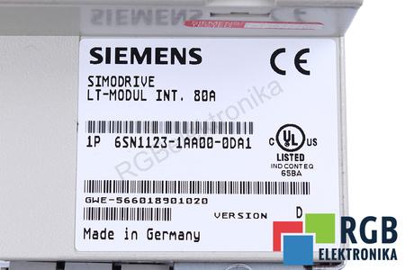 6SN1123-1AA00-0DA1 SIEMENS SIMODRIVE 611