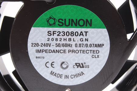 SF23080AT2082HB SUNON 80X80X25MM, 230V, 0.07A VENTILATEUR