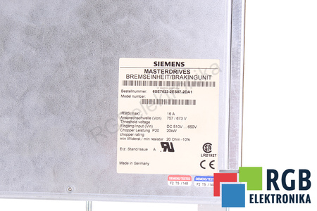 6SE7023-2ES87-2DA1 SIEMENS SIMOVERT MASTERDRIVES
