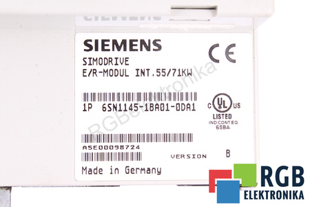 6SN1145-1BA01-0DA1 SIEMENS SIMODRIVE 611 VERSION B