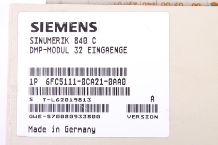 6FC5111-0CA21-0AA0 SIEMENS SINUMERIK 840C/840CE