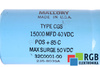 CONDENSATEUR CGS MALLORY 15000UF, 40VDC