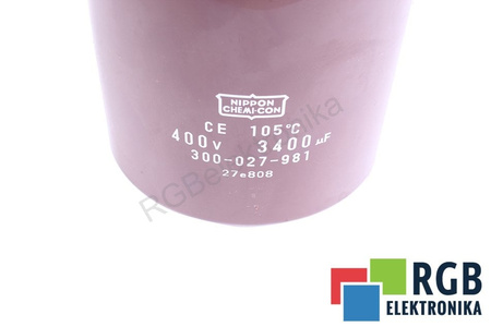CONDENSATEUR 300-027-981 NIPPON 3400UF, 400V