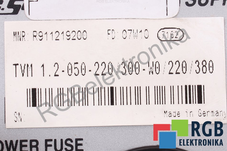 TVM1.2-050-220/300-W0/220/380 INDRAMAT R911219200