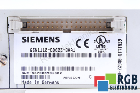 6SN1118-0DG23-0AA1 SIEMENS VERSION C SIMODRIVE 611-D