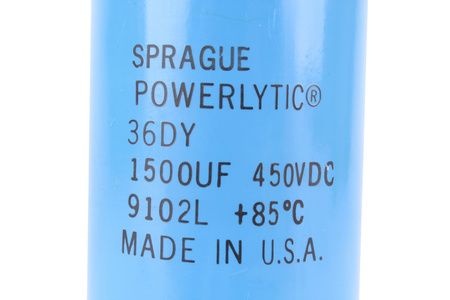 CONDENSATEUR 36DY SPRAGUE EXTRALYTIC 1500UF 450VDC 1500UF, 450V