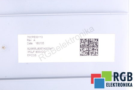 CONDENSATEUR 70CPE00113 EPCOS B25655J8357A000N1 350UF, 800V