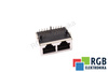 CONNECTEUR 615016137621 WURTH ELEKTRONIK JACK RJ45 2 PORTY