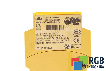 PNOZ X9 24VDC 7N/O 2 N/C 2SO PILZ 774609 RELAIS DE SÉCURITÉ
