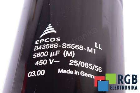 CONDENSATEUR B43586-S5568-M1 EPCOS 5600UF, 450V