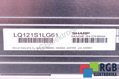LQ121S1LG61 SHARP 12.1" MATRICE LCD
