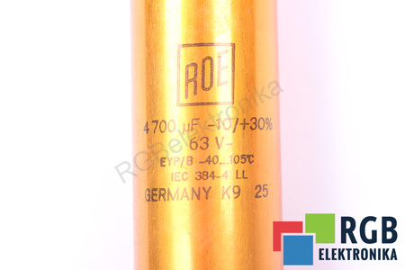 CONDENSATEUR 4700UF 63V ROE