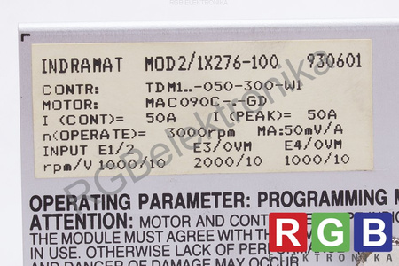 MOD2/1X276-100 INDRAMAT