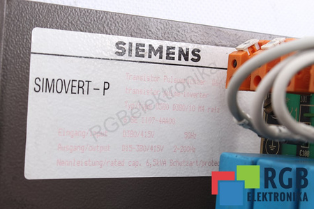6SE1107-4AA00 SIEMENS SIMOVERT P D380/10