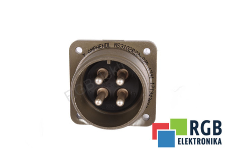 CONNECTEUR DE PANNEAU MS3102R22-22P AMPHENOL CORPORATION 4PIN