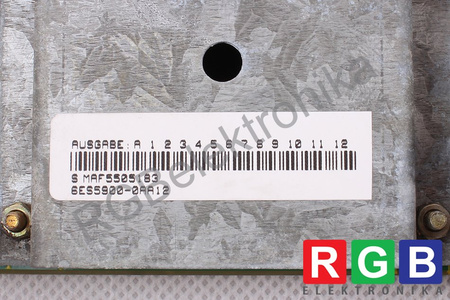 6ES5900-0AA12 SIEMENS SIMATIC S5 E88430-A3653-C4-B