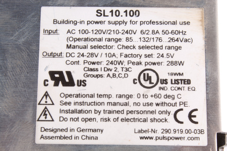 SL10.100 PULS POWER SL10