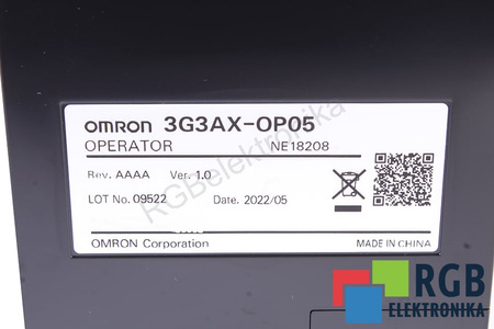 3G3AX-OP05 OMRON PANNEAU DE CONTRÔLE ET DE COMMANDE