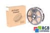 1,75MM WOOD FILAMENT 0.5KG LIGHT FLASHFORGE DIMENSION EXTÉRIEURE DE LA BOBINE 180MM, DIMENSION INTÉRIEURE DE LA BOBINE 50MM, LARGEUR DE LA BOBINE 45MM