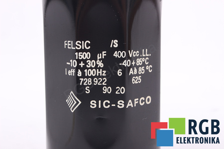 CONDENSATEUR 1500UF450V SIC-SAFCO