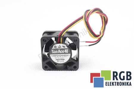 109P0424H6D01 SANYO DENKI SANACE40 40X40X20MM, 24V VENTILATEUR