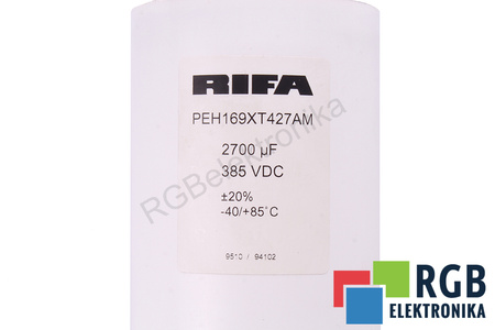 CONDENSATEUR PEH169XT427AM RIFA 2700UF, 385V