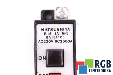 BA151105 MATSUSHITA B15 M-5 SECTIONNEUR