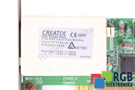CTX402_8 CREATIX 02081201 POUR PIÈCES