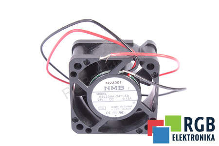 04020VA-24P-AA NMB TECHNOLOGIES 40X40X20MM, 24V, 0.13A VENTILATEUR