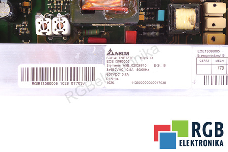 EOE13080005 DELTA A5E02026610 POUR PIÈCES