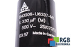 CONDENSATEUR B43306-U6337-M1 S+M 330UF, 500V