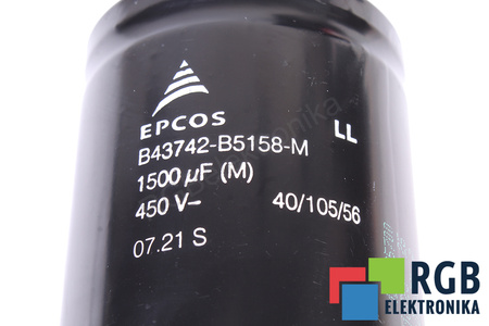 CONDENSATEUR B43742-B5158-M EPCOS 1500UF, 450V