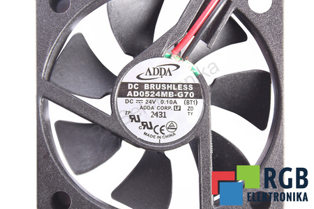 AD0524MB-G70 ADDA 50X50X10MM, 24V, 0.10A VENTILATEUR