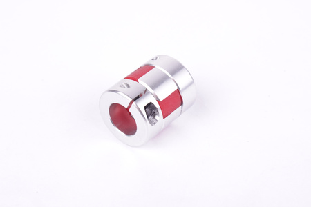 YH10-25-12-14-30 D=25MM D1/D2=12/14MM L=30MM ALUMINUM ACCOUPLEMENT ÉLASTIQUE A MÂCHOIRES