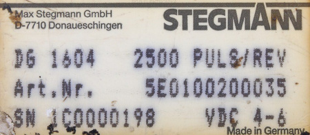 DG1604 STEGMANN 5E0100200035 CODEUR