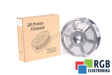 1,75MM METAL FILAMENT 0.5KG ALUMINIUM FLASHFORGE DIMENSION EXTÉRIEURE DE LA BOBINE 180MM, DIMENSION INTÉRIEURE DE LA BOBINE 50MM, LARGEUR DE LA BOBINE 45MM
