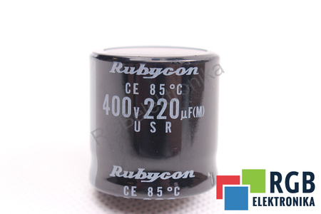 CONDENSATEUR 220UF 400V RUBYCON