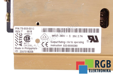 73-553-0012 ASTEC