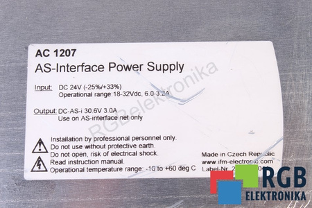 AC1207 IFM