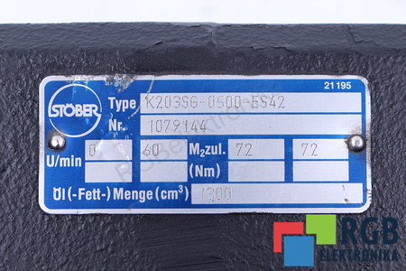 ES42 STOBER K203SG-0500-ES42 MOTEUR AVEC RÉDUCTEUR