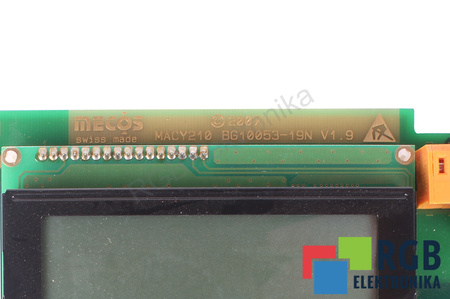 MACY210 MECOS TRAXLER BG10053-19N POUR PIÈCES