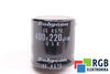 CONDENSATEUR 220UF 400V RUBYCON