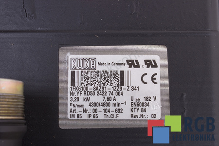 1FK6100-8AZ91-1ZZ9-ZS41 KUKA CAPOT DU RÉSOLVEUR